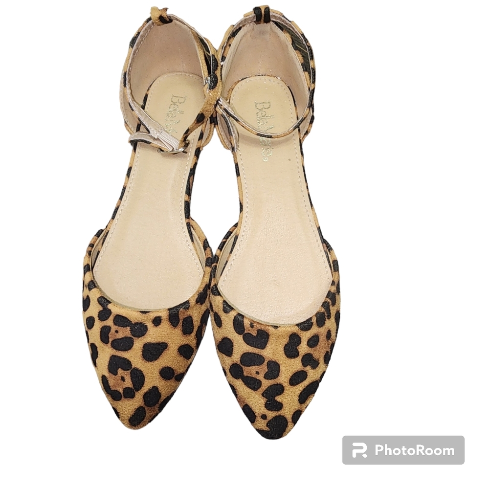 Leopard print flats